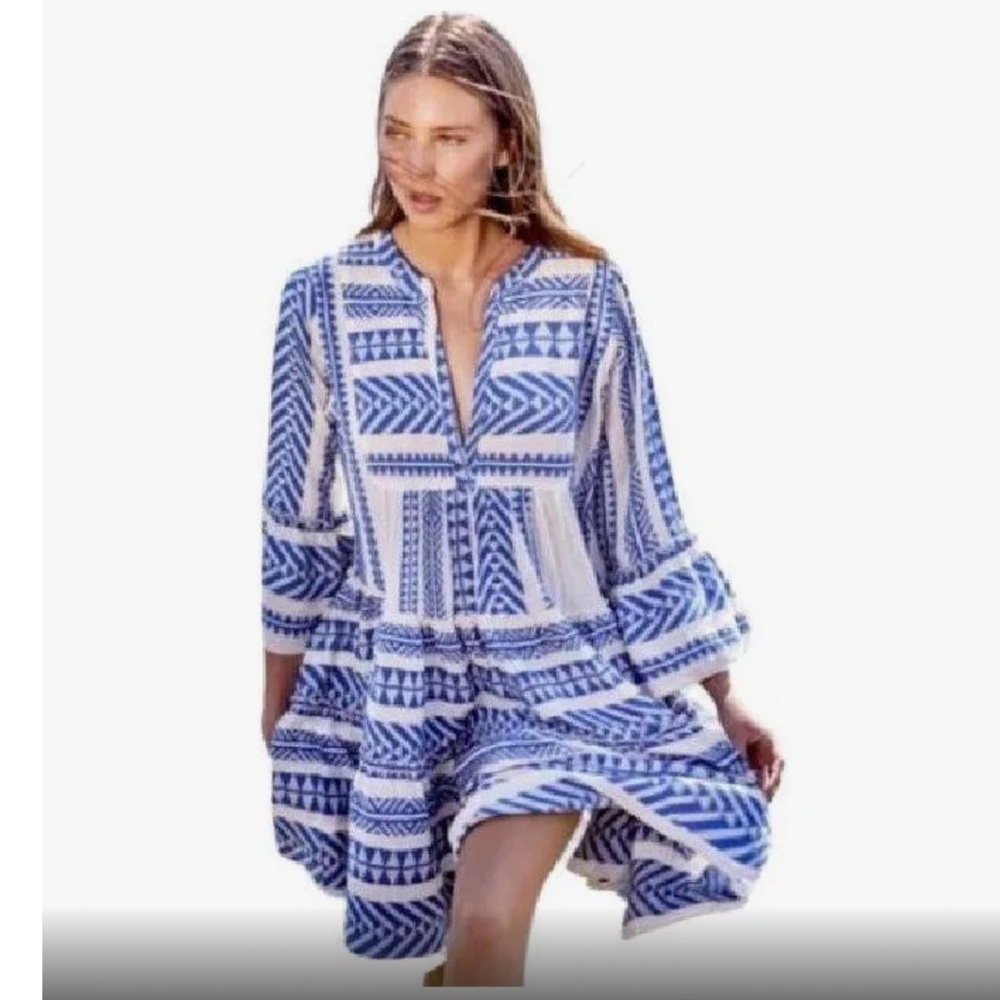 Devotion TWINS boho embroidered dress